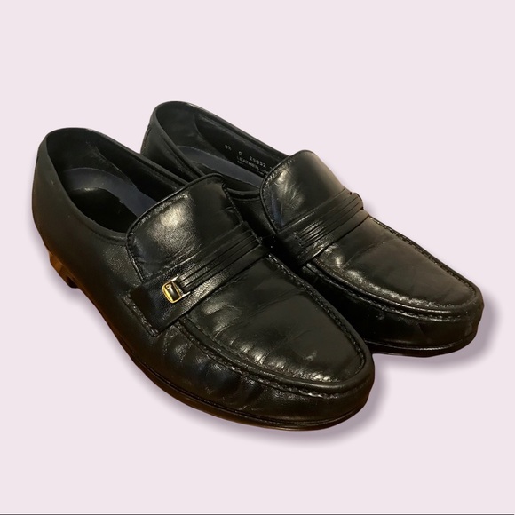 Bostonian Moc Toe Bit Loafer Slip on Loafers men’s Leather shoes size 8 1/2 - Picture 2 of 7